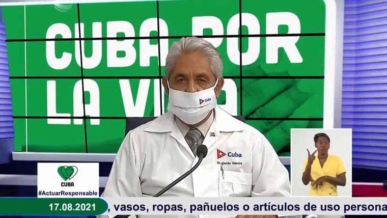 Cuba reporta hoy 9772 nuevos casos de covid-19 y 68 fallecidos
