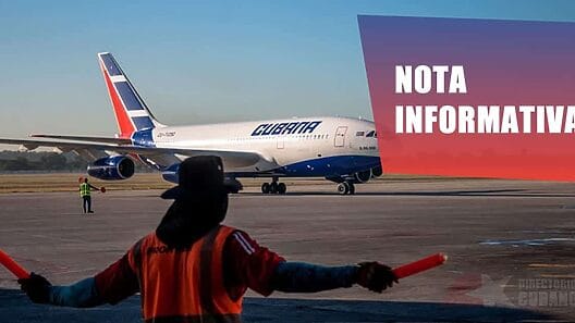 Anuncio de Cubana de Aviación sobre disponibilidad de vuelos nacionales