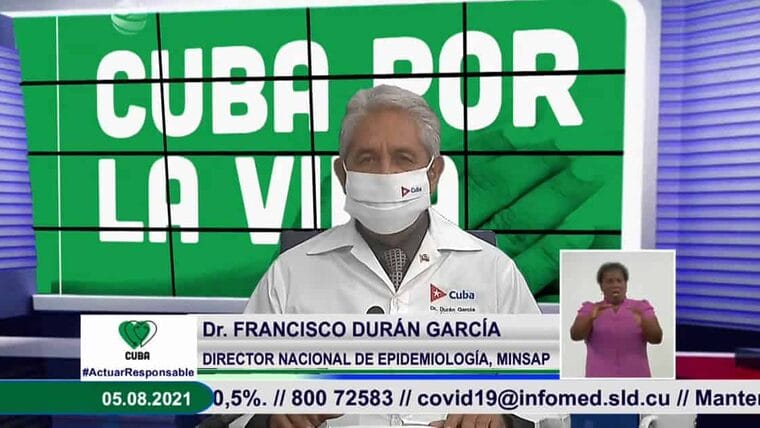 coronavirus en Cuba: 93 pacientes fallecidos y 8399 nuevas muestras