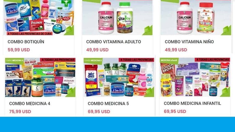 Desde este sitio web es posible enviar medicinas a Cuba, alimentos y más