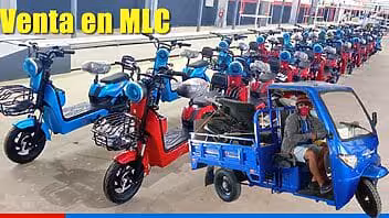Vehículos eléctricos disponibles para venta en MLC en La Habana