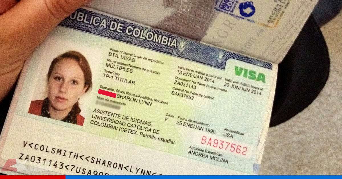 travel visa to colombia