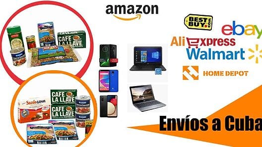 Por esta tienda se puede comprar en Amazon y enviar a Cuba