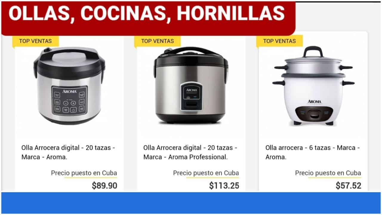 Así puedes comprar ollas eléctricas o cocinas para tu familia en Cuba