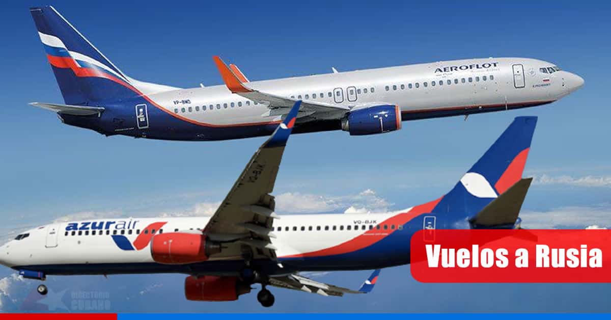 Programación de vuelos Cuba-Rusia para noviembre, se incorpora aeropuerto de Camagüey