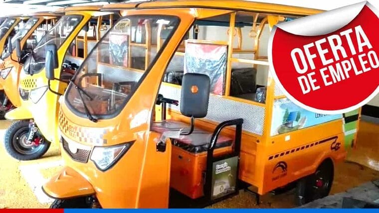Oferta de Trabajo para conducir triciclos eléctricos en La Habana