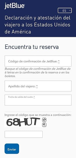 Para viajar a Cuba desde Estados Unidos con JetBlue debes llenar este