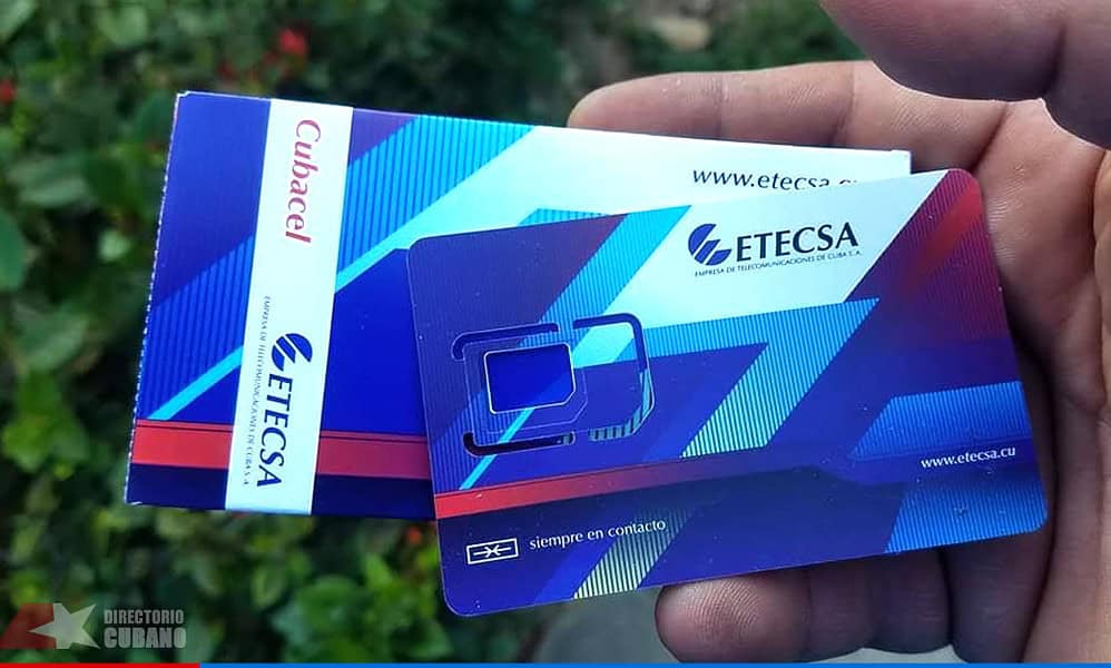 ETECSA report on the use of SIM/uSIM cards in Cuba