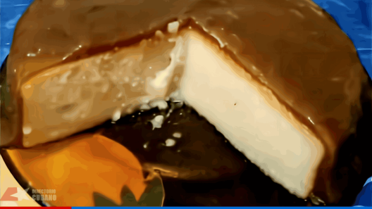 Pudín de arroz con crema de caramelo