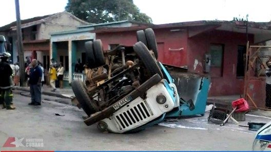 Reportan «aparatoso» accidente en Matanzas, Cuba