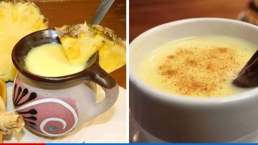 Atoles de frutas: piña y guayaba