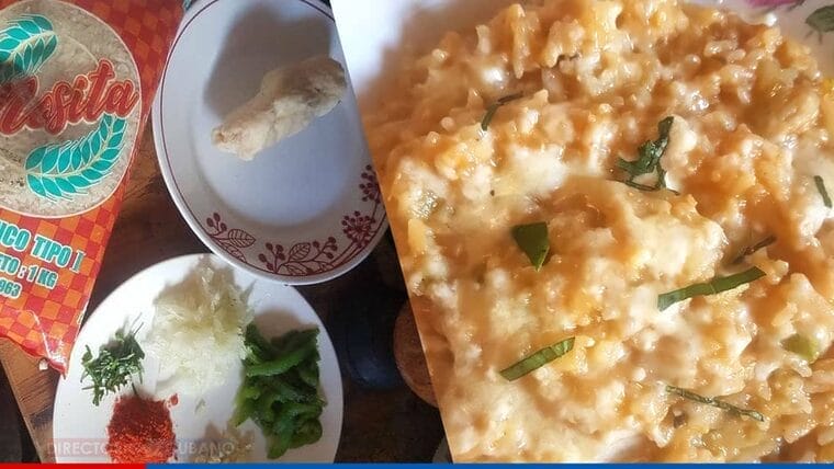 Risotto a la cubana