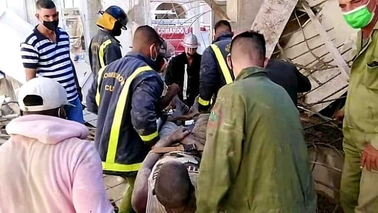21 heridos tras un derrumbe en la provincia de Matanzas