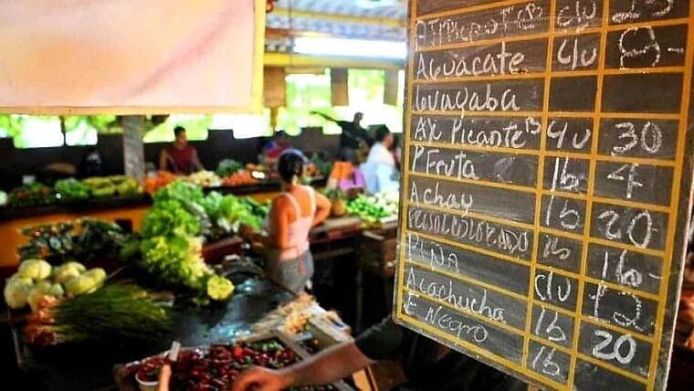 Cifras oficiales hablan de un supuesto control de los altos precios en Cuba