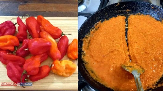Pasta concentrada de ají dulce
