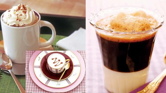 Café en tres recetas: vienés, con caramelo, y bombón