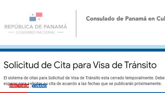“Cerrado temporalmente”: el mensaje que indigna a cubanos que necesitan visas de tránsito para Panamá