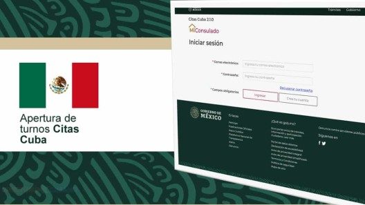 Abren 1217 citas para visas en Embajada de México en Cuba este lunes