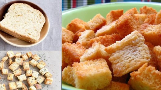 Los mejores crutones: ¡hechos en casa!