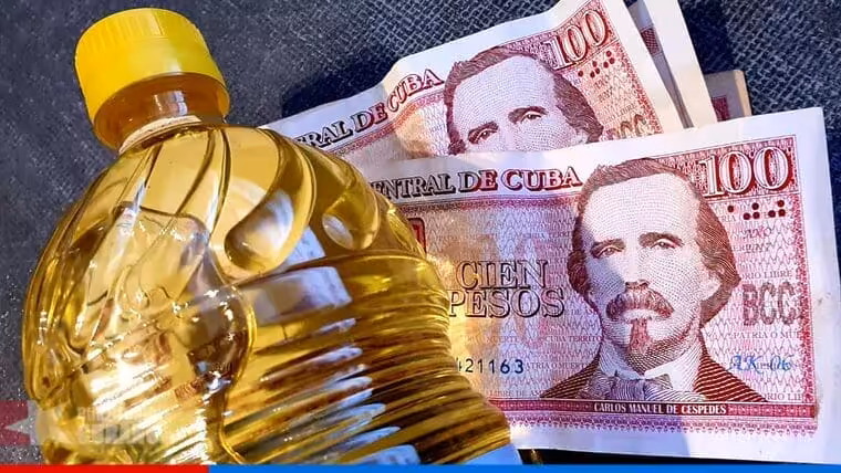 Hasta 800 pesos por un litro de aceite en Cuba