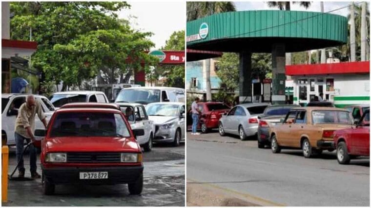 Escasez de combustible en Cuba: suspenden venta en recipientes y se disparan las colas en los servicentros