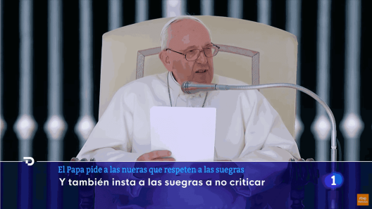 Papa Francisco sobre las suegras: “no son el diablo, pero cuidado con sus lenguas”