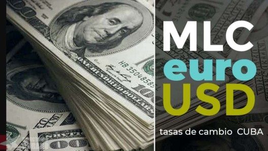 Suben aún más los precios del MLC, el euro y el dólar en Cuba