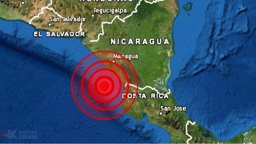 Terremoto de 6.8 grados afectó la costa pacífica de Nicaragua