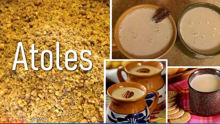 Atoles: de galleticas, de avena, y de maní