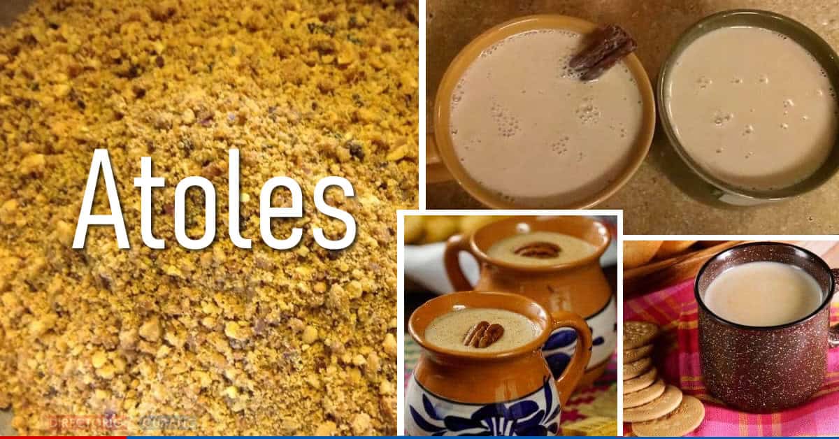 Atoles: de galleticas, de avena, y de maní