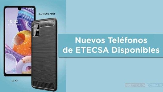 ETECSA oferta dos nuevos teléfonos: LG K71 y Samsung A515F