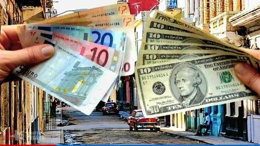 Así va el precio del dólar, el euro y la MLC en Cuba