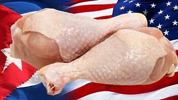 Cuba ha reducido la compra de pollo a Estados Unidos un 30%