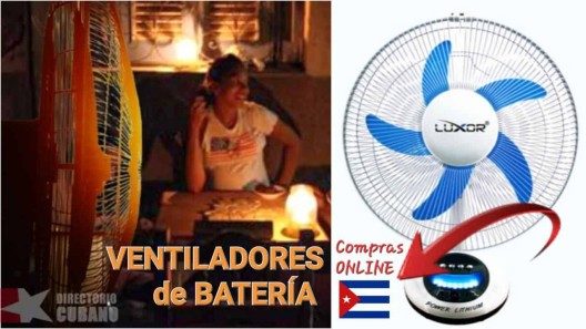 Así puedes comprar ventiladores de batería para remediar los apagones en Cuba