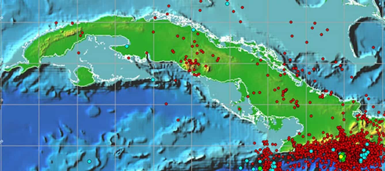 Sismo perceptible en la zona oriental de Cuba