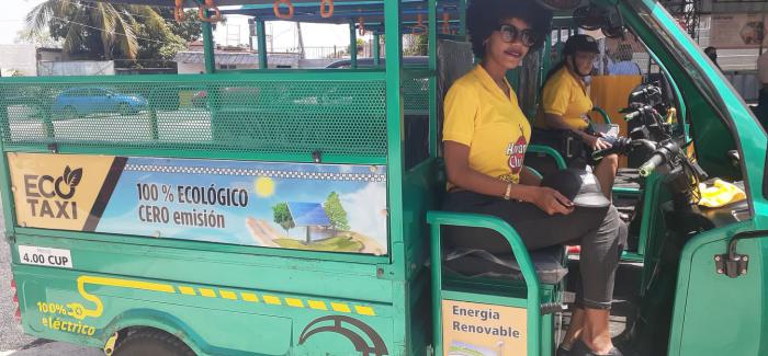 Rutas de triciclos eléctricos en La Habana llegan a Guanabacoa