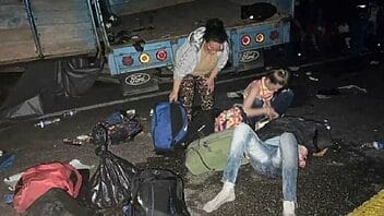 Accidente de camión en México deja a migrantes cubanos heridos. Los indocumentados culpan a la policía