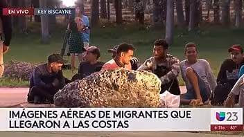 Balseros cubanos que salieron de Matanzas llegaron este martes a Key Biscayne, Florida