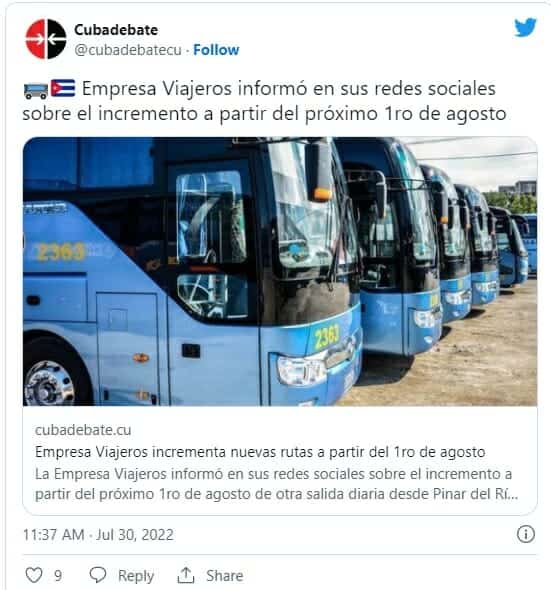 Empresa Viajero anuncia nuevas rutas de ómnibus nacionales desde agosto