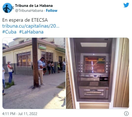 Reclaman a Etecsa por cajeros automáticos en La Habana
