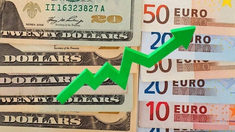 El dólar supera al euro por primera vez en casi dos décadas