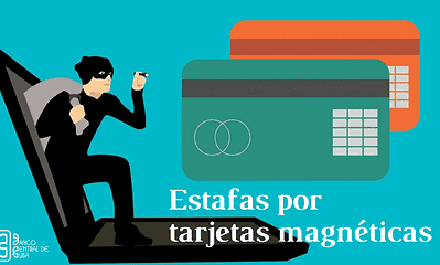 estafas a través de tarjetas magnéticas