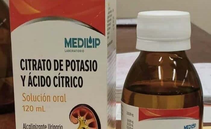venta de citrato de potasio en Cuba