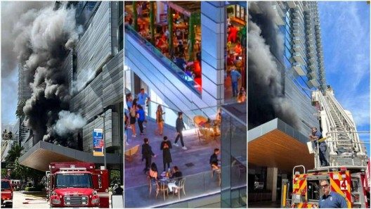 Reportan incendio en Gran Centro Comercial de Miami