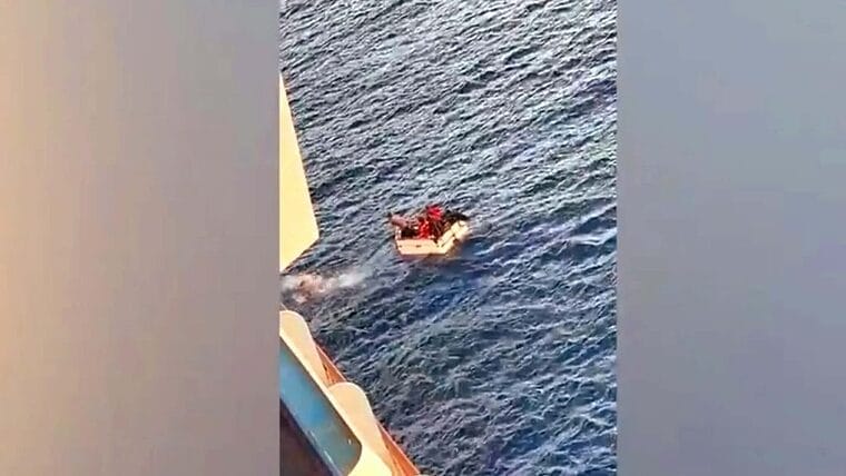 Crucero rescata a balseros cubanos. Ya están en Miami (+Video)