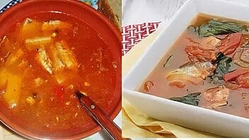 Consomé de sardinas