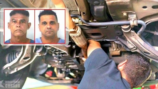 Así robaban los autos en La Florida estos dos delincuentes cubanos