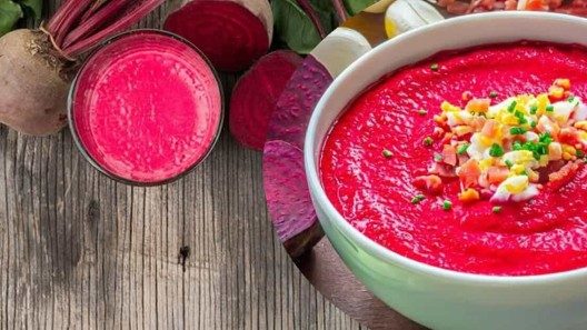 Salmorejo de remolacha