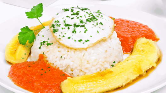 Arroz a la cubana