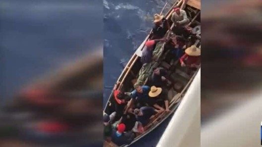 Balseros cubanos son rescatados por un crucero Carnival en altamar (+ video)